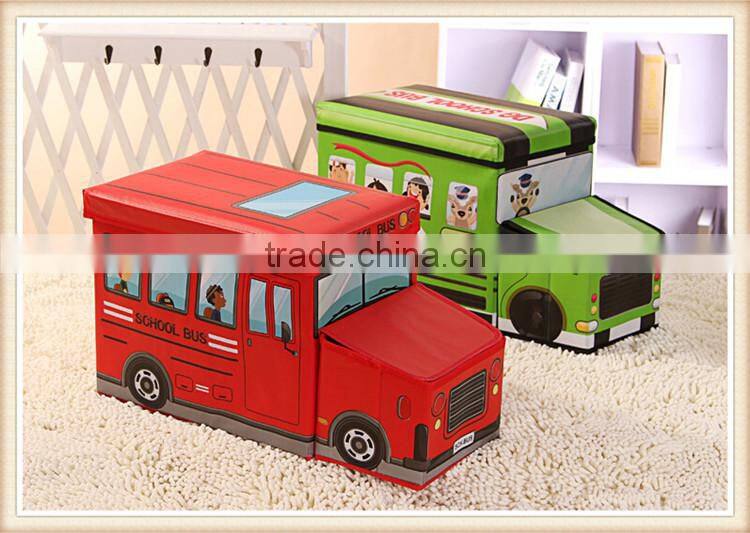 Car style printing child toy Storage Box