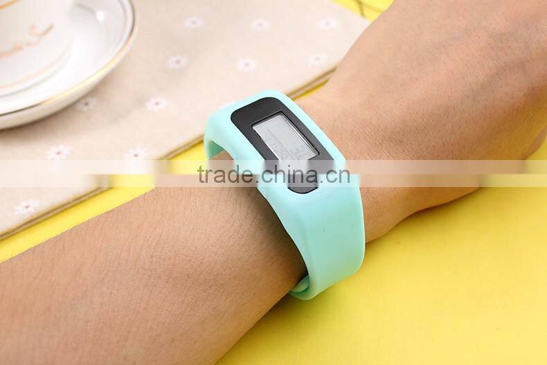 New arrival fashion style fitness tracker bracelet wrist watch pedometer