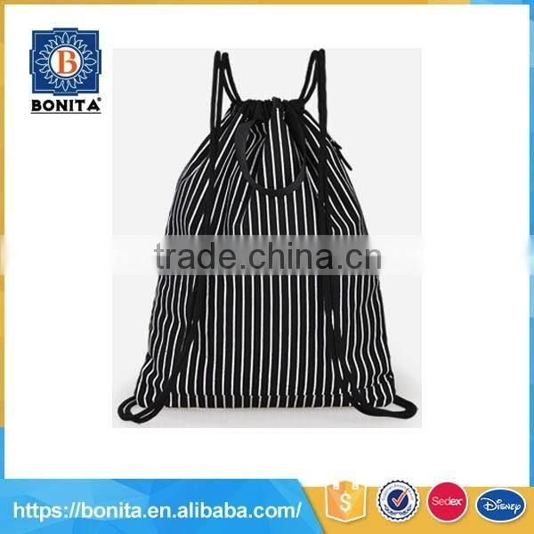 stripe useful practical drawstring bags