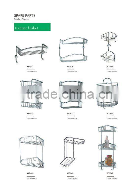brass corner baske/bathroom accessory WT-510A
