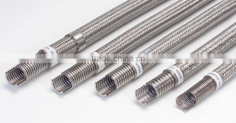 stainless steel welded pipe fittings corrugated flexible metal tube