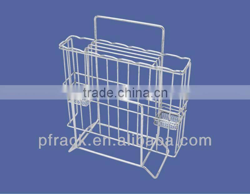 Multi-function kitchen chrome shelf