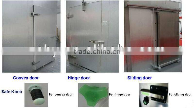 Supermarket glass door freezer (cold room)