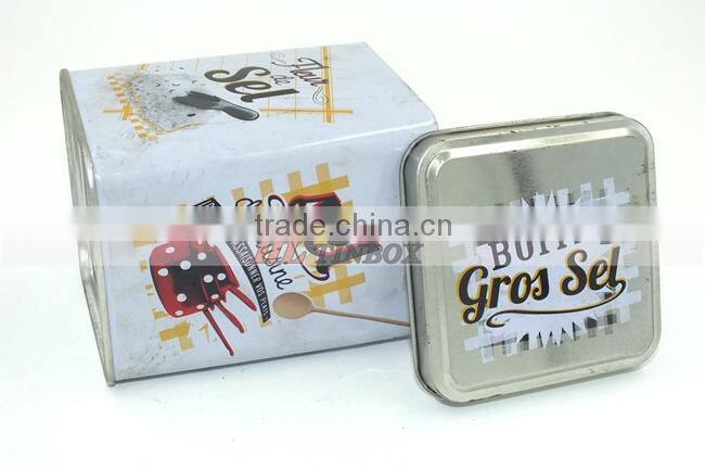 Multifunctional square tin can with high quality