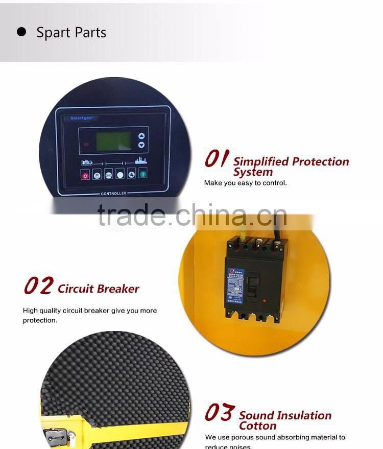 Factory OEM silent type gen set with brushless alternator perkins diesel generator 150 kva