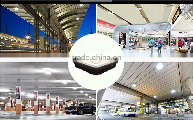 China factory 30w-70w beam angle 120 underground parking garage led canopy lights