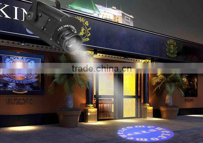China best selling hot style 30/40/50/60w waterproof LED ads projection lamp,gobo building projection ,Taiwan CREE