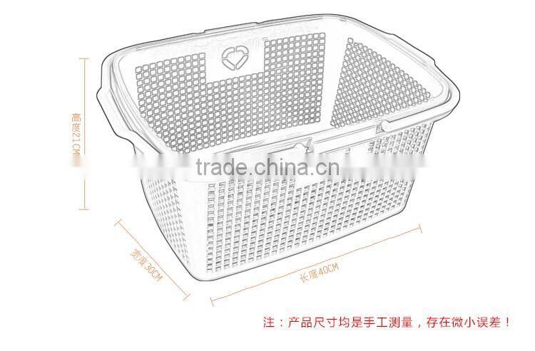 High Quality Colored PP Plastic Laundry Baskets For Home