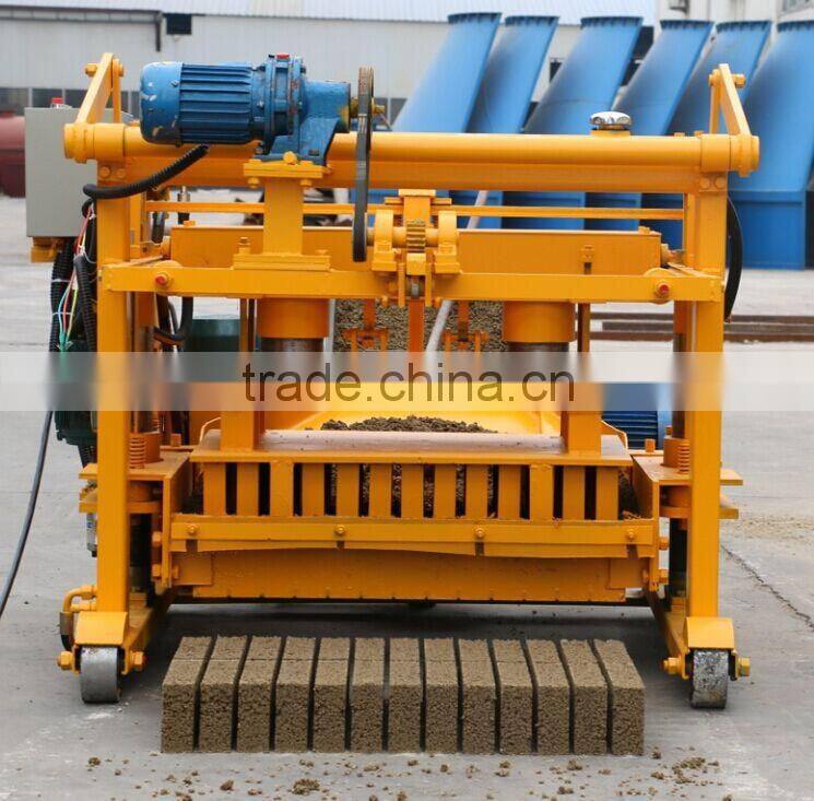 QT40-3A mobile automatic block making machine egg laying low price