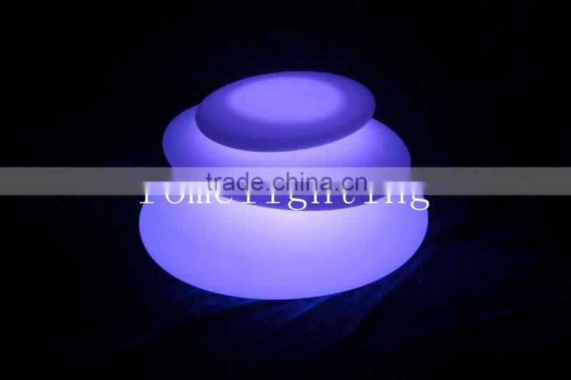 Creative LED colorful light-emitting light-emitting furniture stacked stone lamp Outdoor scene decorative LED lights stone