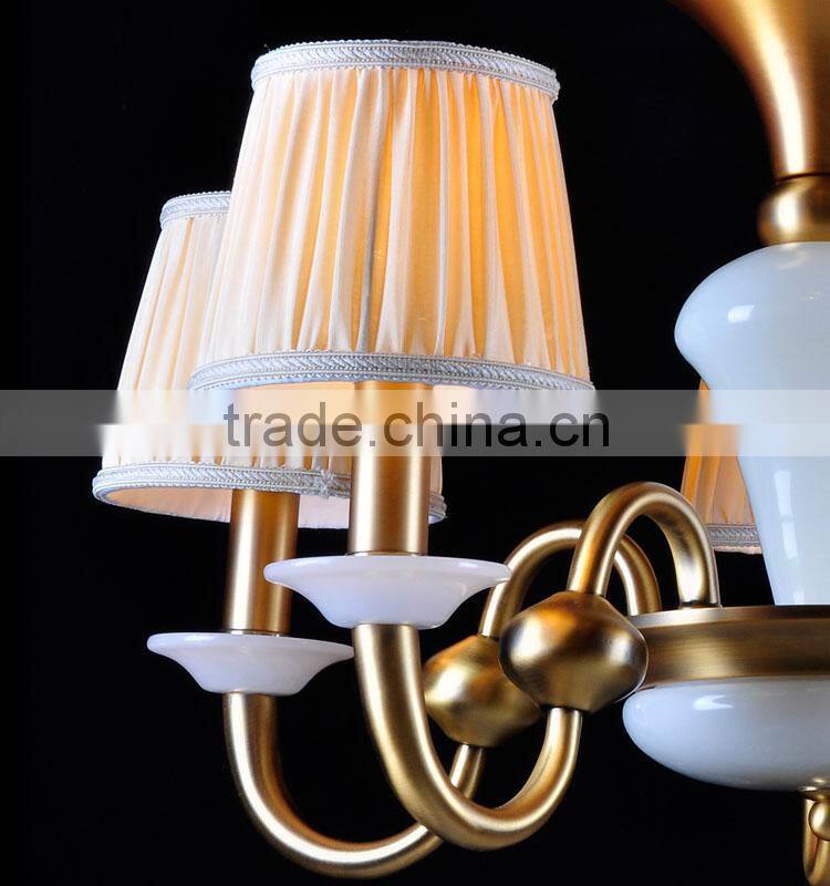 Italian glass copper chandelier for decor