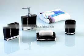 furniture/shelf/acrylic bathroom accessory set-y130966/toothpaste&tooth glass holder/soapbox