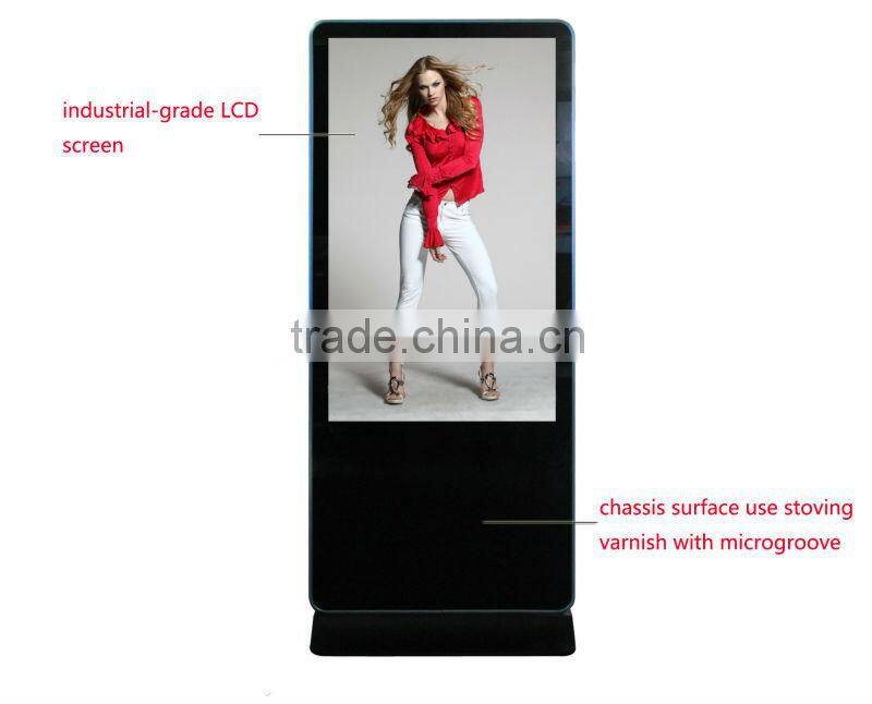 55 inches Network version lcd monitor usb media player for advertising