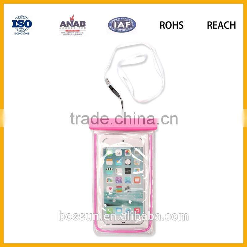 Floating Waterproof Case Swimming Dry PVC Bag Protects your Cell Phone and valuables