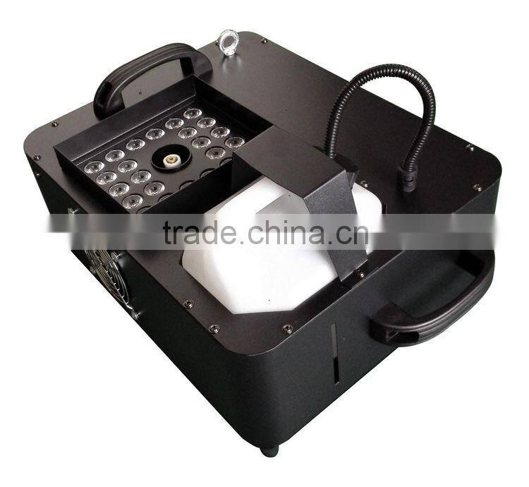 Pro DJ Geyser Geiser RGB CO2 Cannon Pyro Vertical Upward 24*3W LED Tri 1500W Disco Smoke Fog Machine