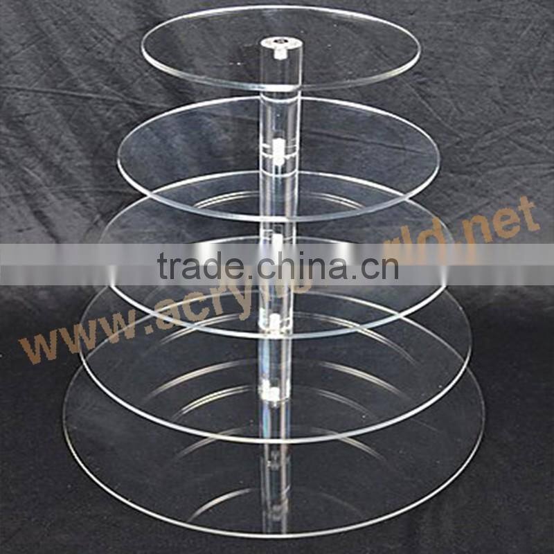 acrylic 6 tiers cake stands suppliers/acrylic 7 tiers cake display stand/lighted acrylic cake stand