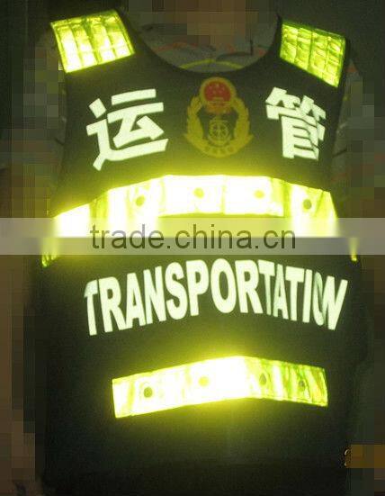 LED reflective vest, led jackets, safety vests