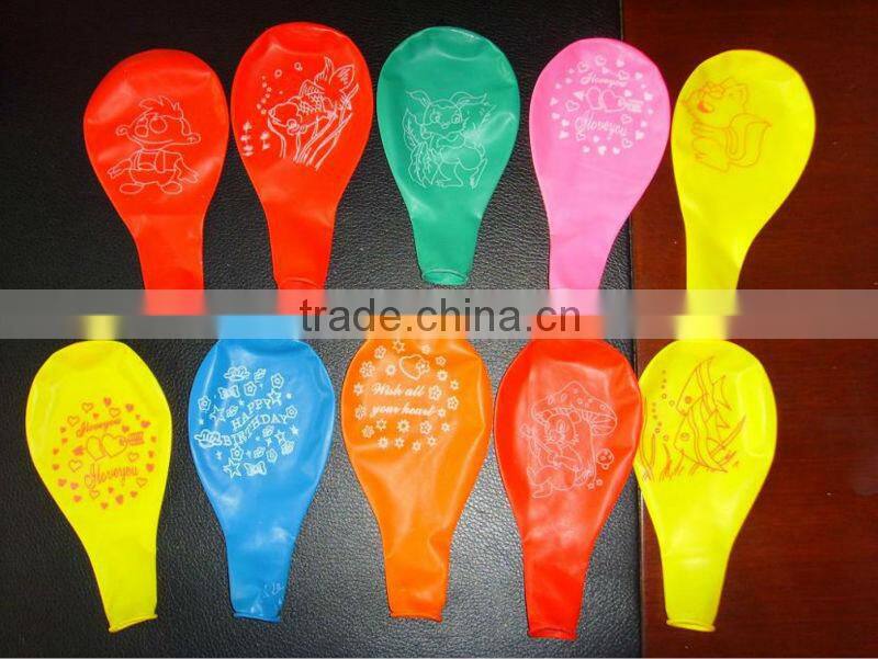 oval balloon/ flat balloon/ plain balloon