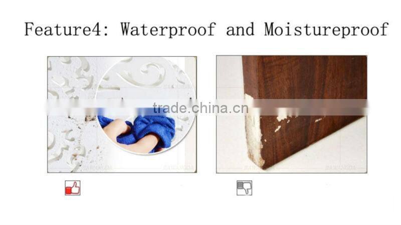 Good quality Patterned DIY Storage Shelf in Wood Plastic