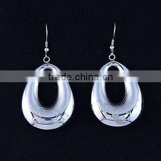 Fashion Exaggerated Big Gold Bamboo Hoop Earrings Personalized, Simple Gold Earring Designs For Women