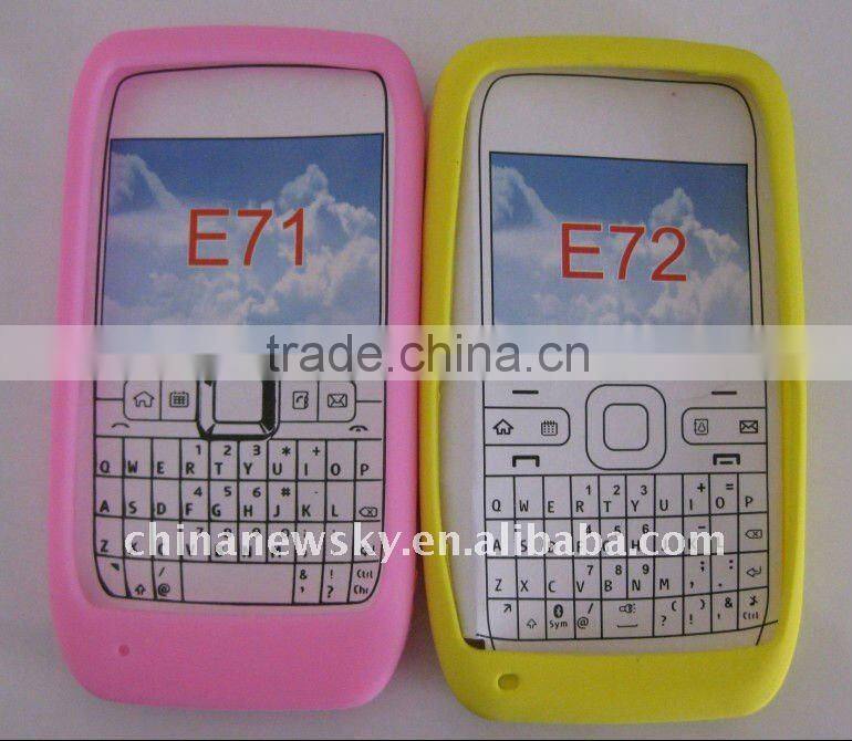 silicone cell phone case for Nokia E71