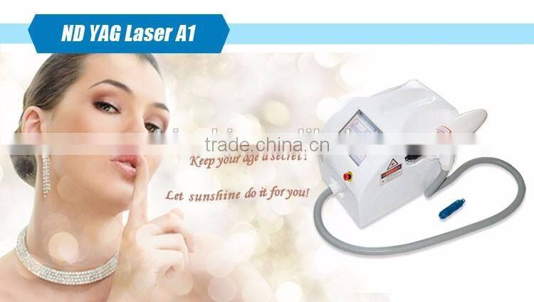 Hot selling import laser bar portable q-switched nd:yag laser tattoo removal device
