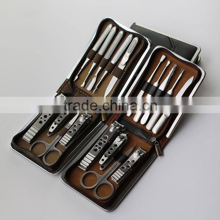 Bonvatt stainless steel 9pcs hot sale beauty girls manicure set manicure pedicure tools