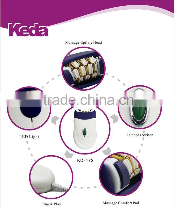 Cordless Electric Facial Hair Epilator