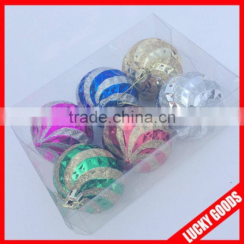 wholesale christmas ball plastic for christmas tree ornament