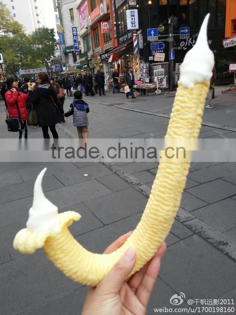 low price Ice cream hollow tube extruder