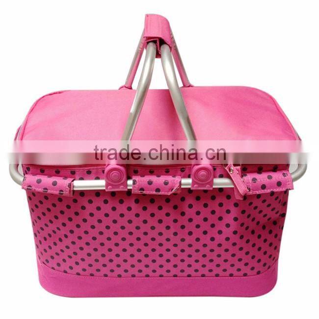 New design high quality folding picnic basket