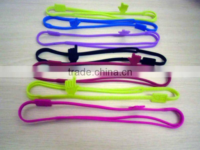 hot sale elastic band 3d silicone finger bookmark