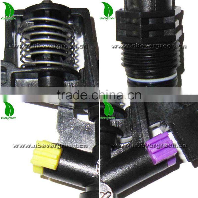 6003 1/2" thread plastic radial head 360 rotary irrigation sprinkler
