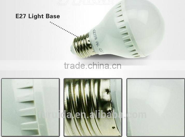 household high quality e27 5w/7W/9w led bulb light