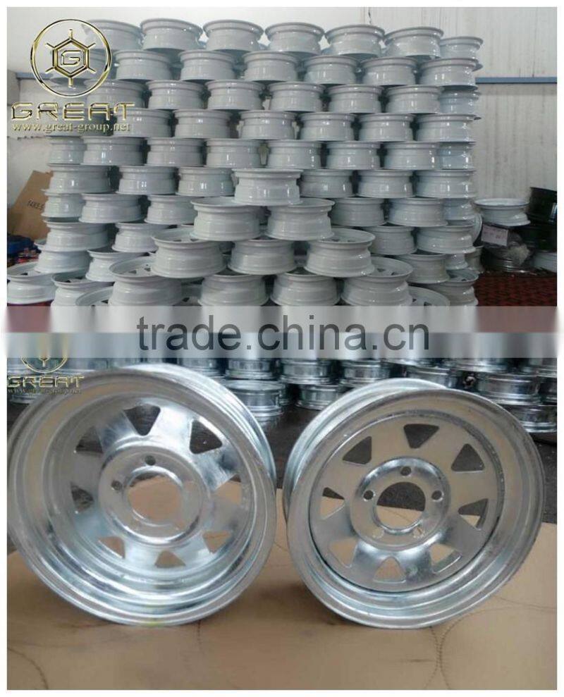 trailer steel wheel rim 14x6 trailer rim