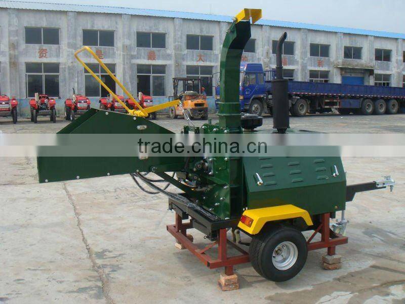 Wood cutter with engine power self ,hydraulic feeding,3 cylinders engine