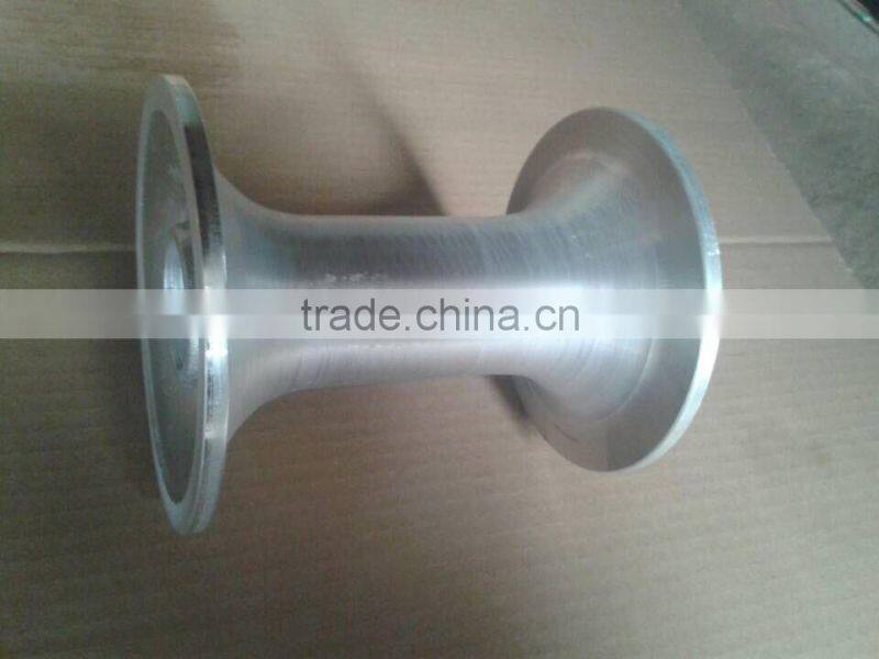 Ground cable roller, cable block