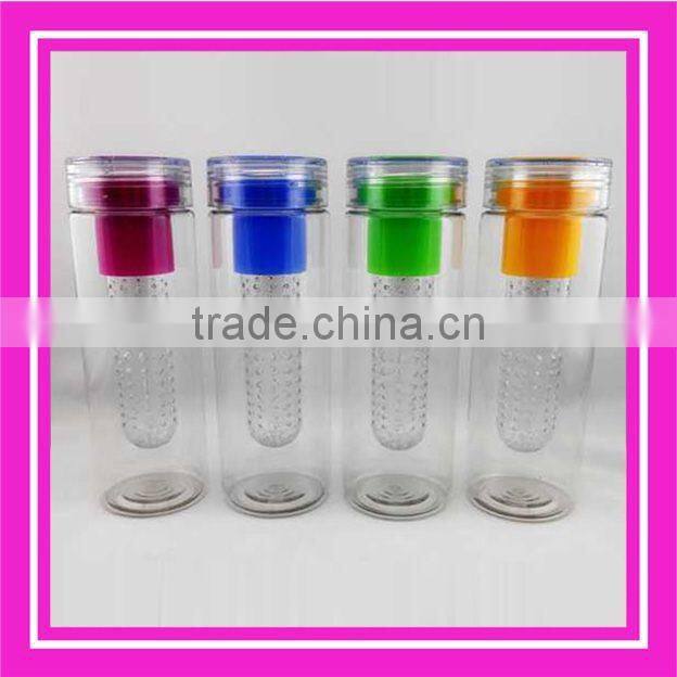 2014 newest water bottle with fruit infuser & fruit infuse bottle