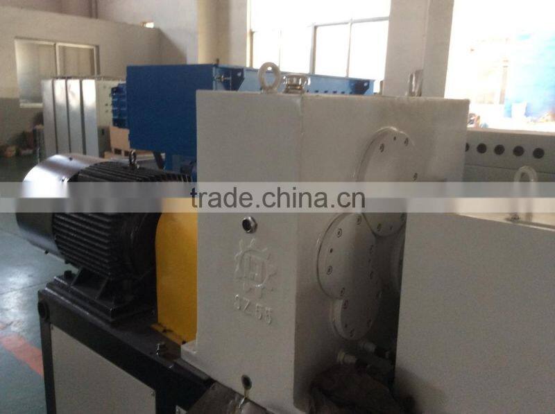 Double screw pvc extruder machine