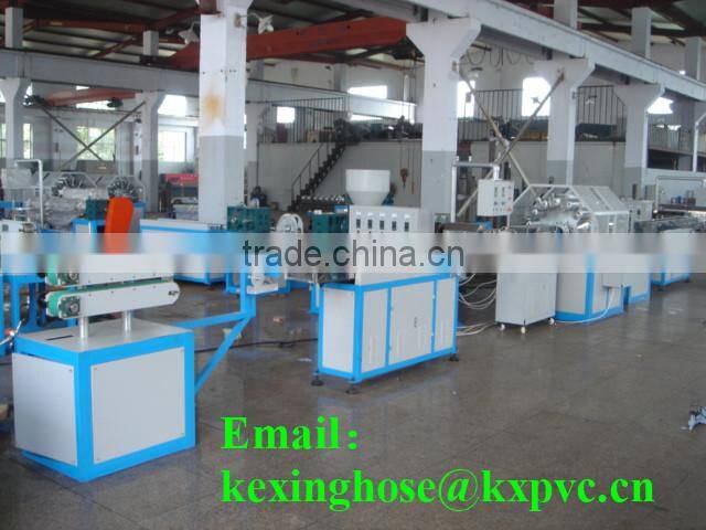 China Shandong export High auto PVC layflat hose making equipment