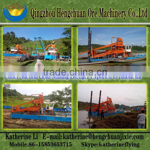 Gold Suction Dredge Boat for Sale