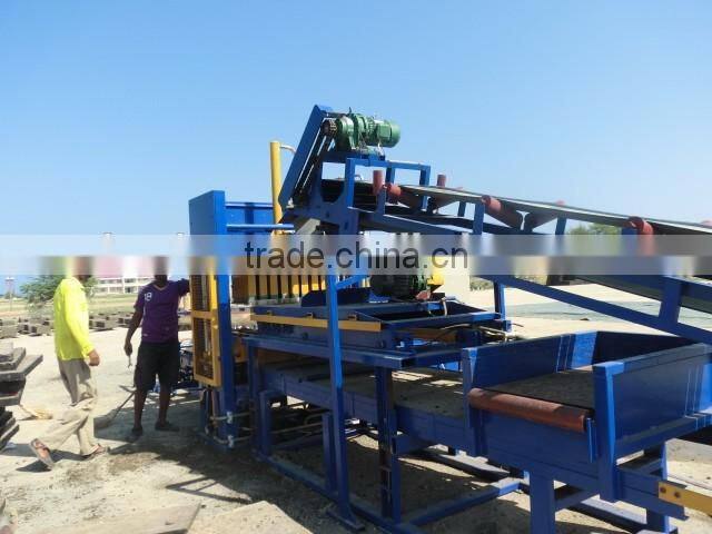 Small and cheap semi-automatic brick block making machine