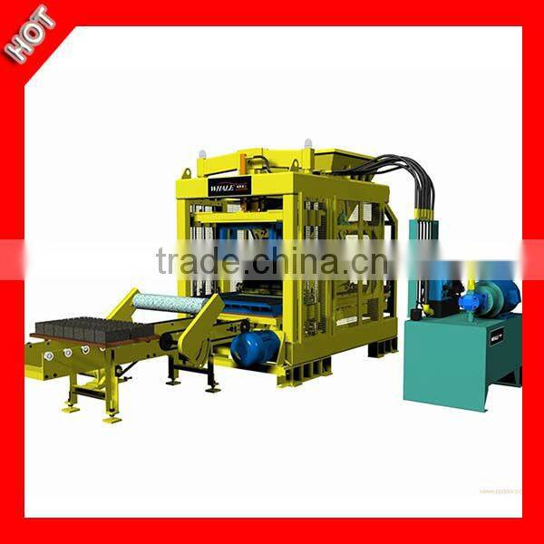 stationary concrete block making machine