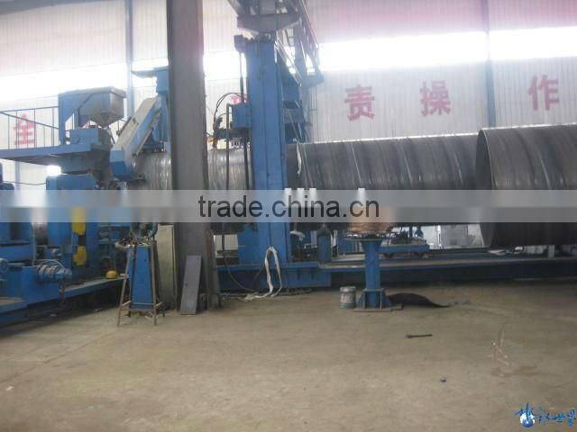 Spiral weld steel tube