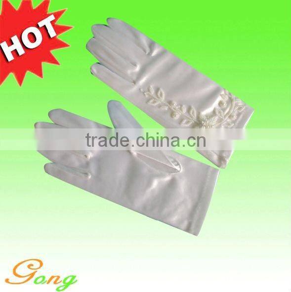 Hot sell party gloves with satin