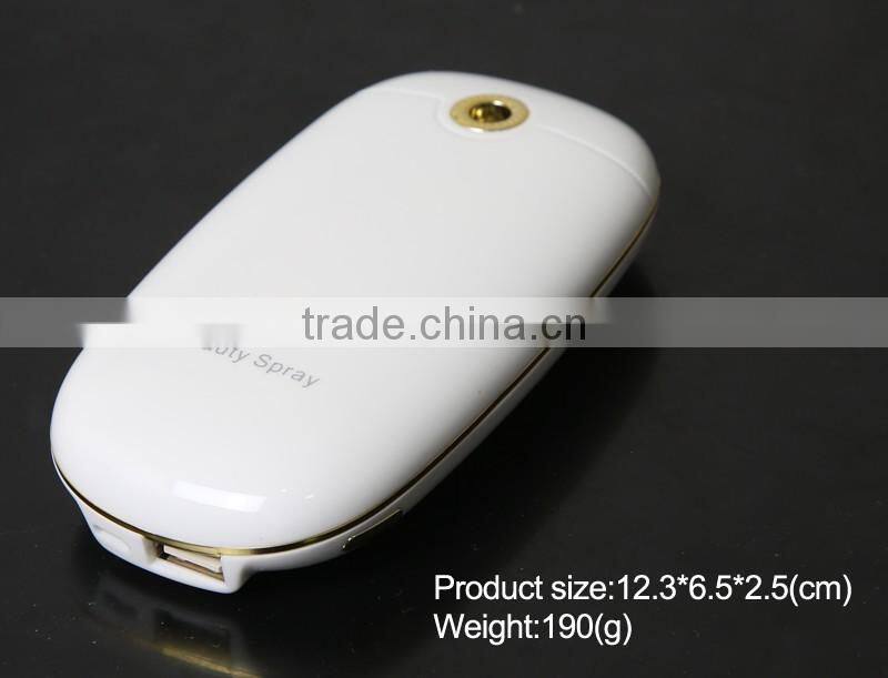 2016 Humidifier Handy Facial Water Nano Mist Spray with 8800mAh power bank