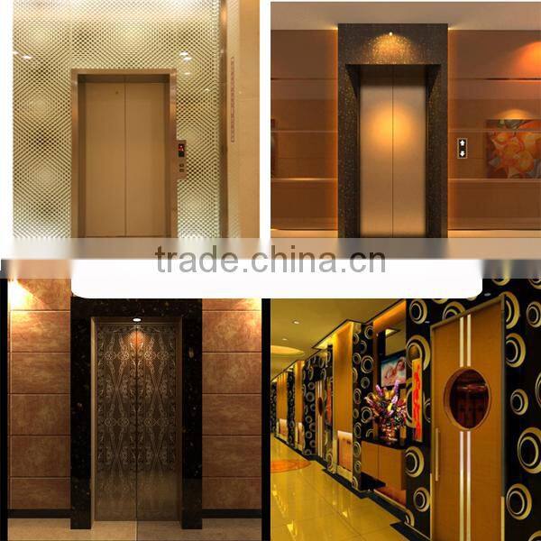 Hotel Decorative Stainless Steel Folding Elevator Door for Decoration