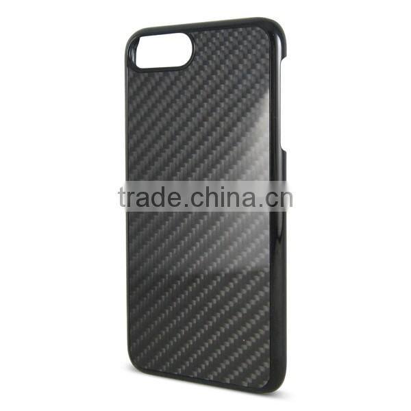 PC bottom carbon fiber for iPhone black carbon fiber phone case for iPhone 7