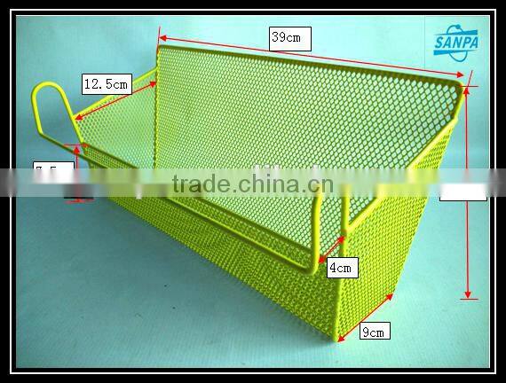 2016 Hot Stackable Hanging Storage Racks Wire Mesh Basket
