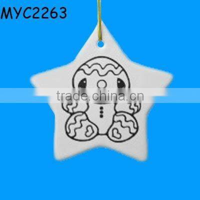 Bisque gingerbread cookie jar